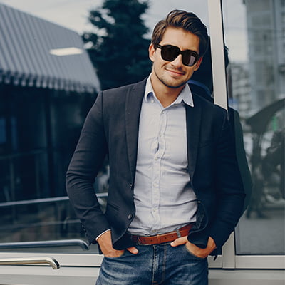 men wayfarer sunglass